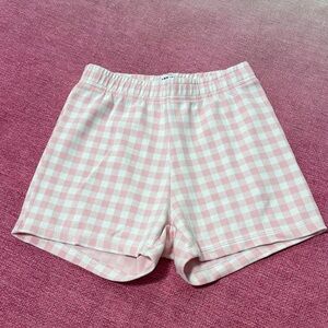 Frankie's Bikinis Pink Gingham High Waist Shorts